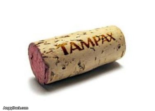 Cork it Tampax