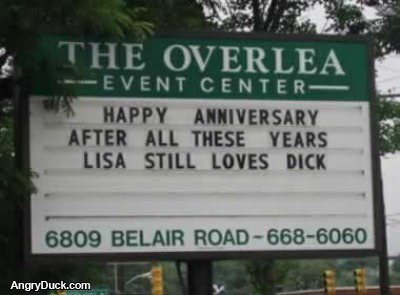 Happy Anniversary Lisa