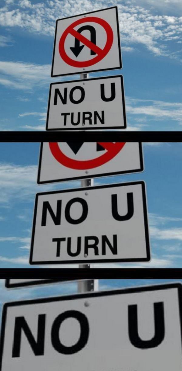 No u Turn