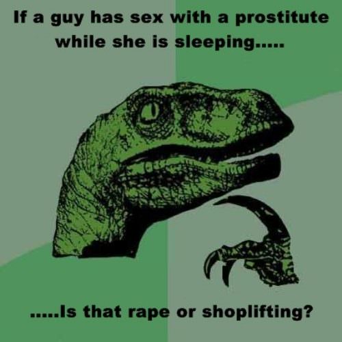 Rape or Shoplifting