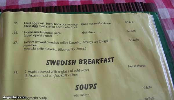 Swedish Breakfast