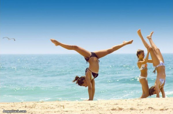 Talented Beach Girls