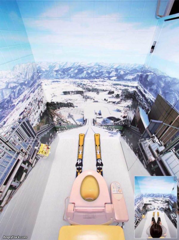 Toilet Ski Jump