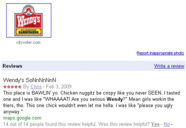 Wendys Review