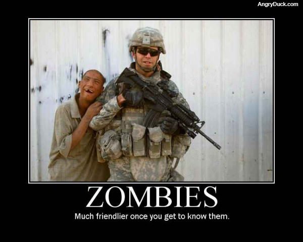 Zombies Are Friendly