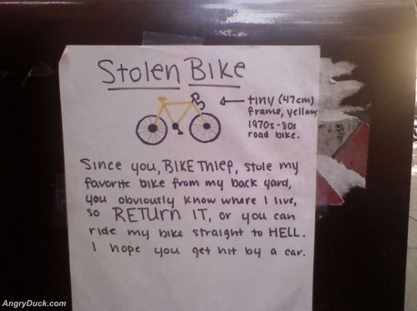 Stolen Bike