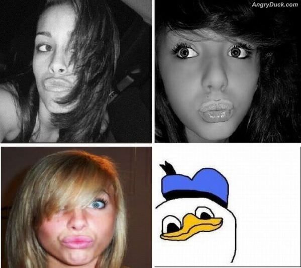 The Duck Face