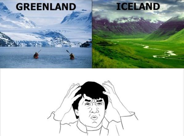 Greenland And Iceland