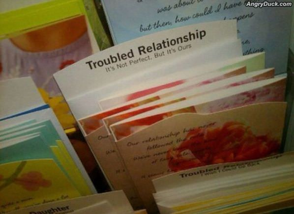 Trouble Relationship Card