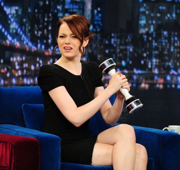 Emma Stone Vs Shake Weight