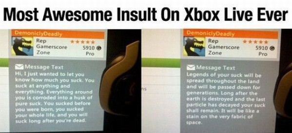 Xbox Live Comments