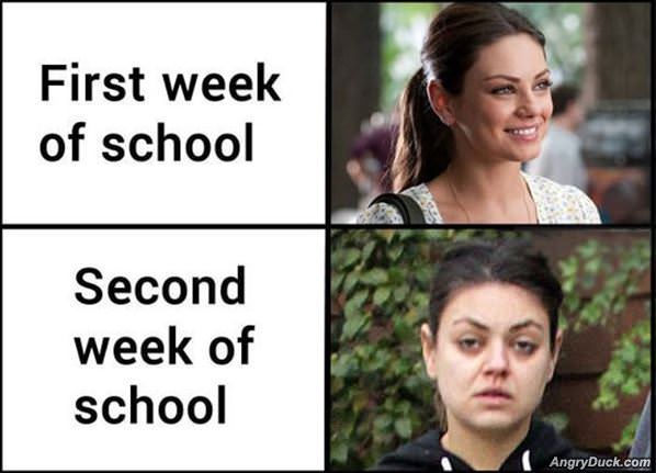 First Week Of School