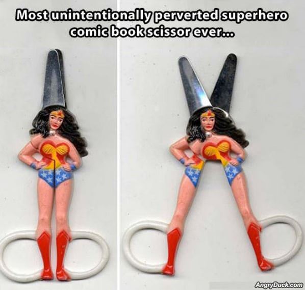 Wonder Woman Scissors