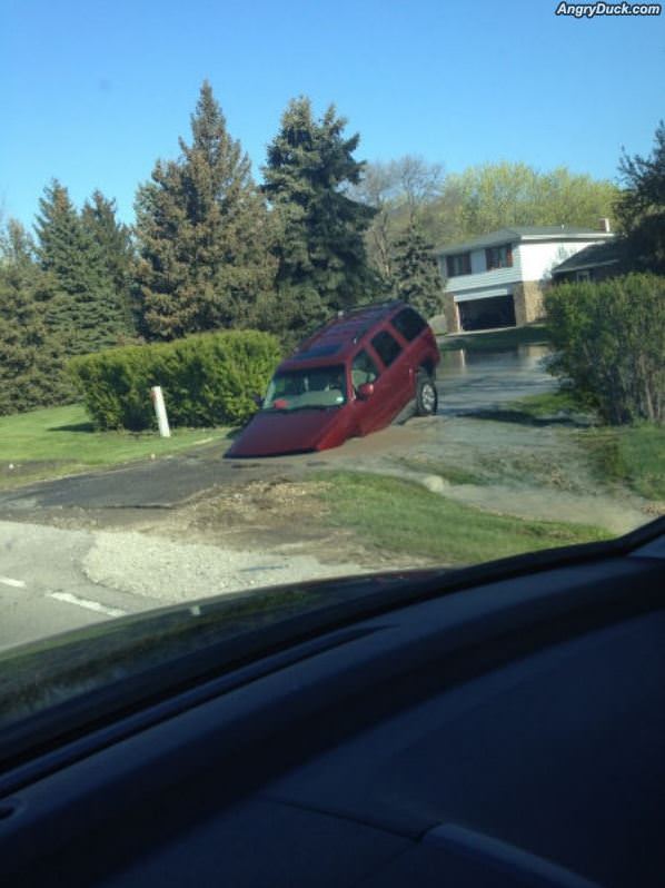 Driveway Sink Hole