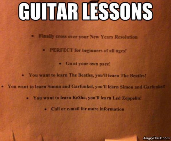 Guitar Lessons