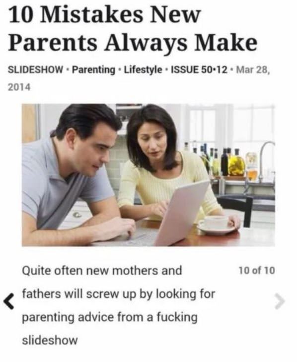 Mistakes Parents Make