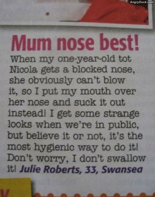 Mum Nose Best