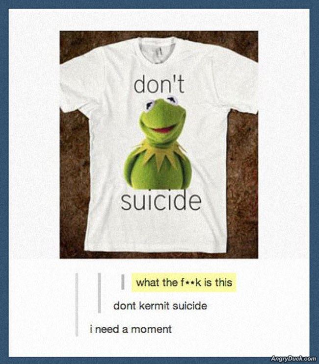 Cool Tshirt Kermit Green Cheer