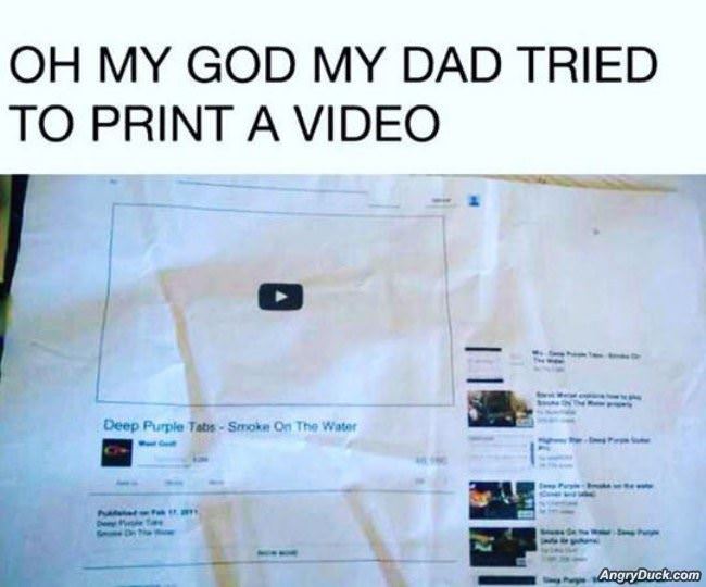 Print A Video