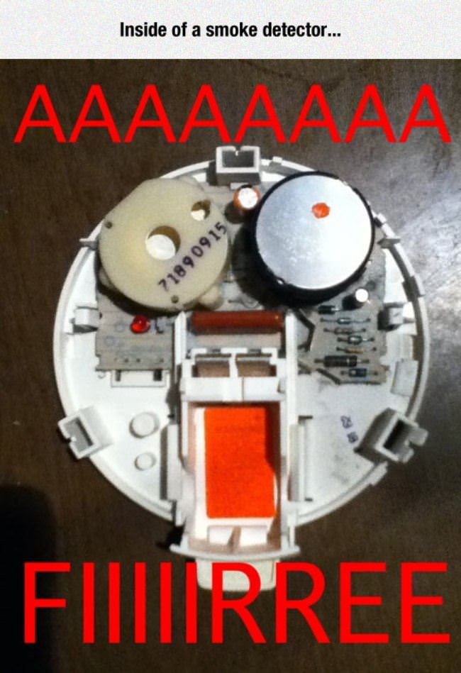 Inside A Smoke Detector