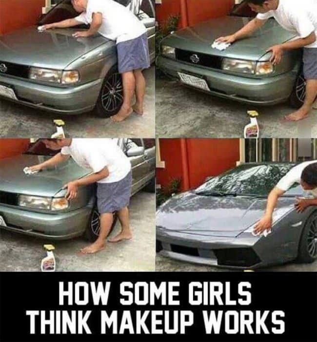 How Girls Think Makeup Works