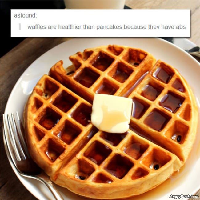 Waffles Are Healthy