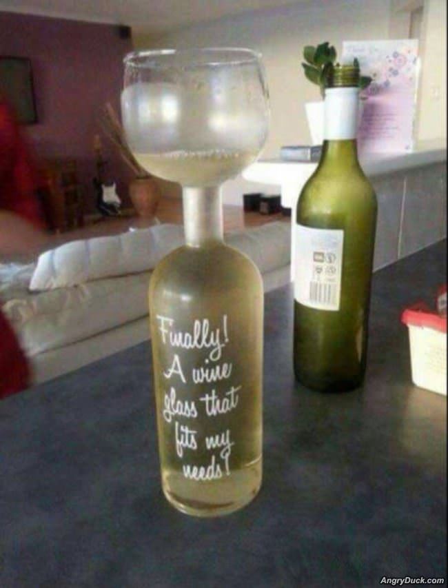 Finally A Wine Glass