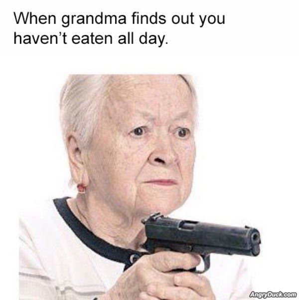 Grandma Finds Out