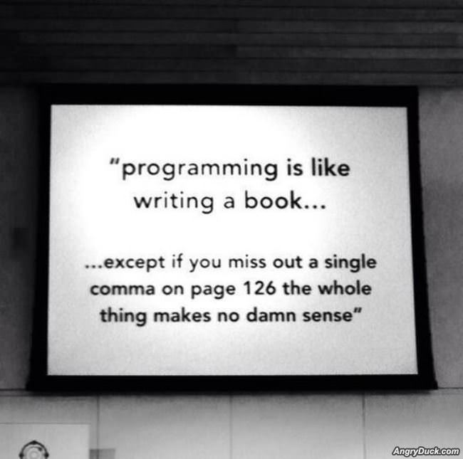 Programming Is Like