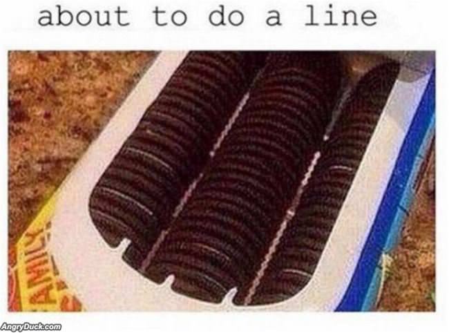 About To Do A Line