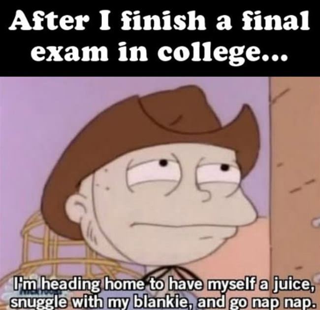 Finishing My Finals