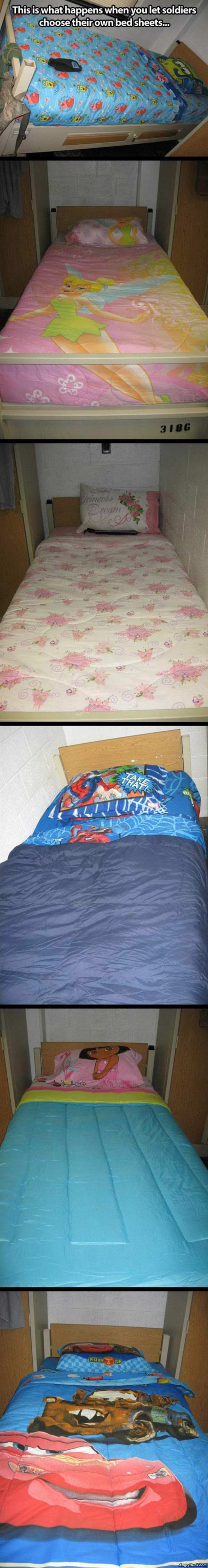 Soldiers Bed Sheets