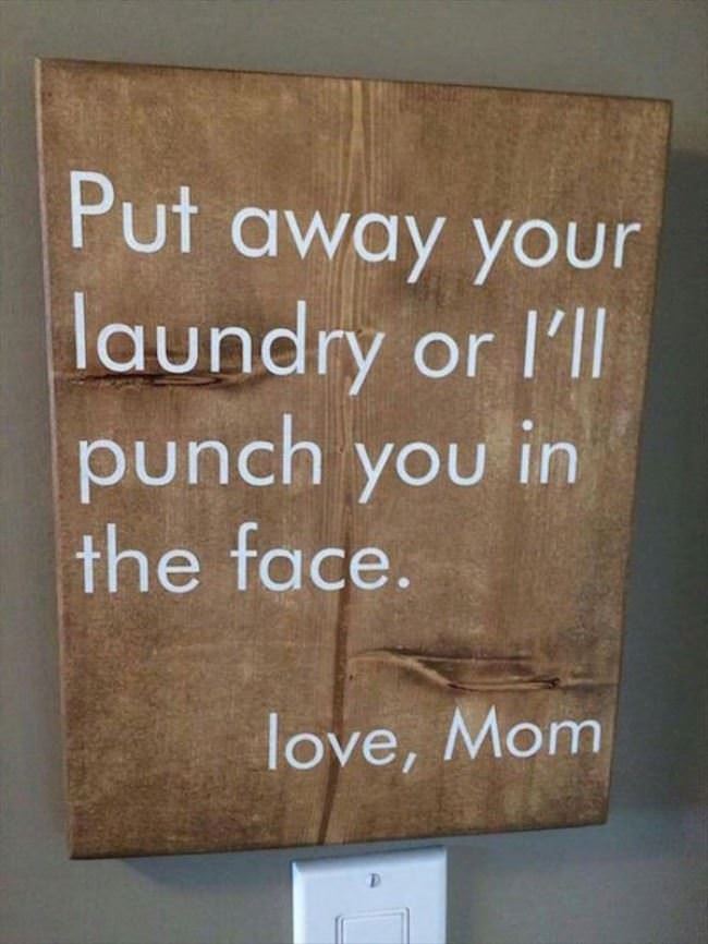 Put Away Your Laundry