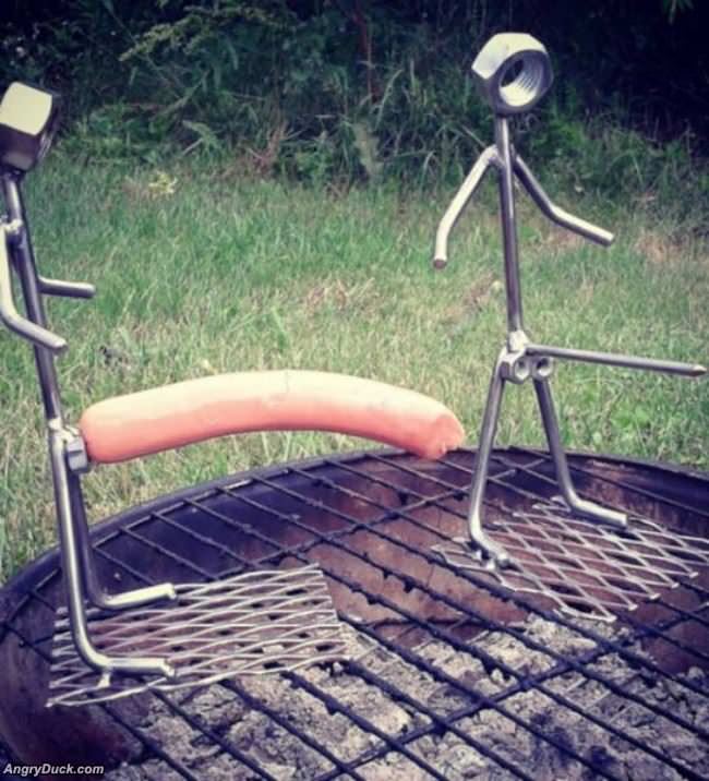 Roasting Hot Dogs