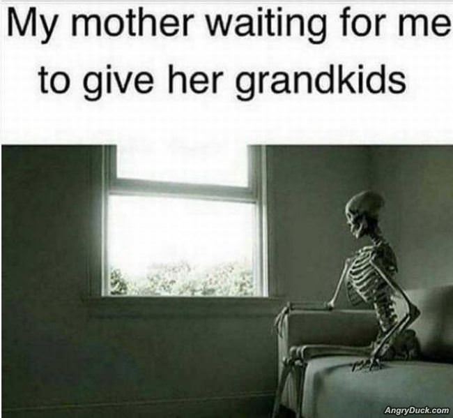 My Mother Waiting