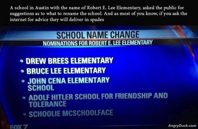 School Name Change