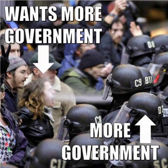 Wants More Government