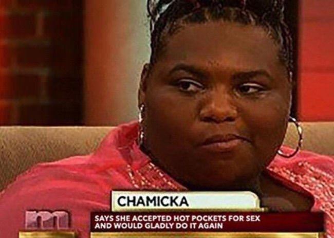 Chamica Loves Hot Pockets