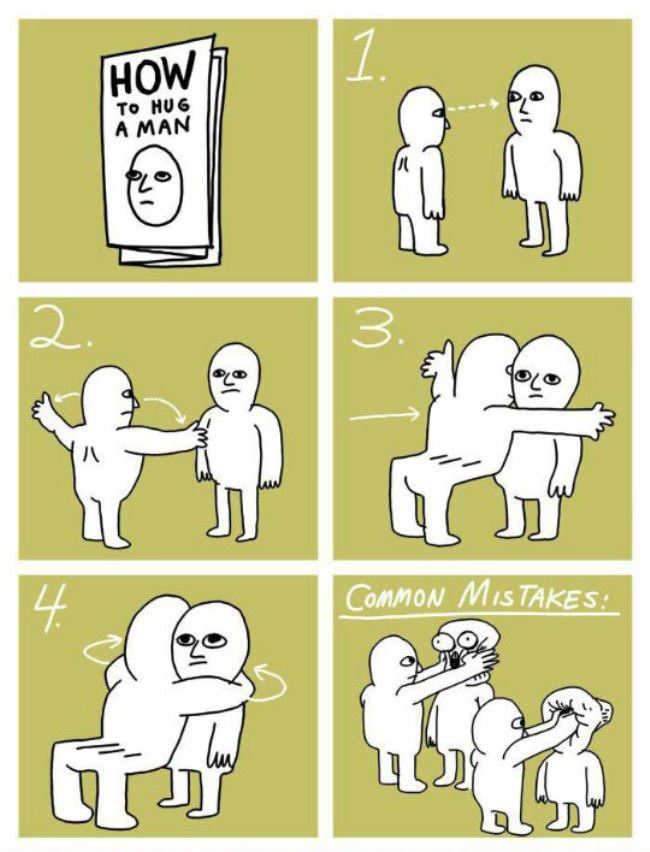 How To Hug A Man