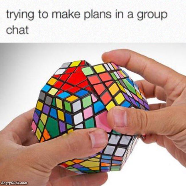 Making Plans In A Group Chat