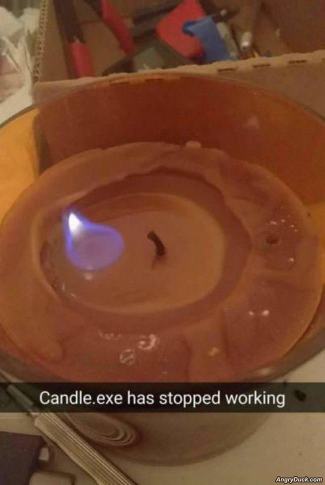 The Candle Is Broken