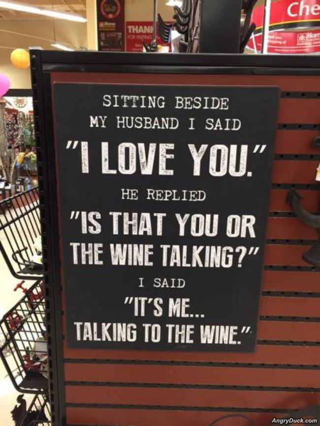 You Or The Wine