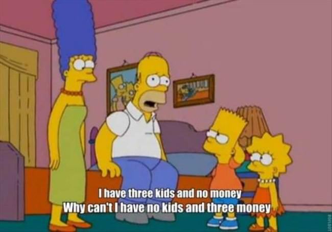 3 Kids And No Money