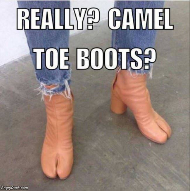 Camel Toe Boots