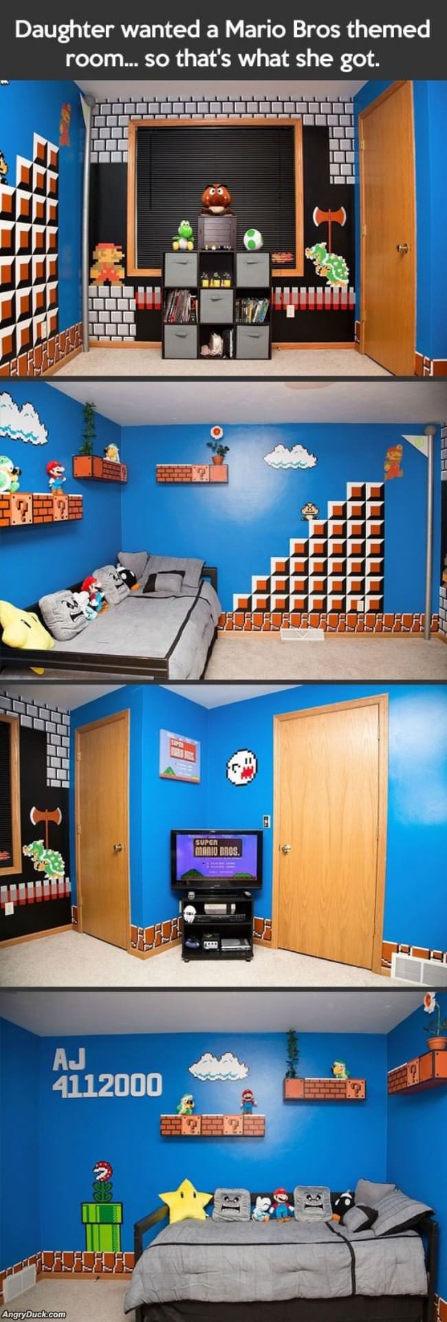 Mario Themed Room