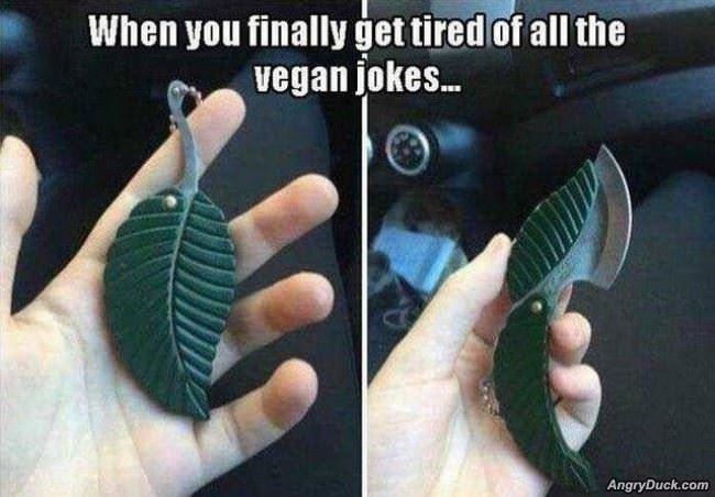 Tired Of The Vegan Jokes