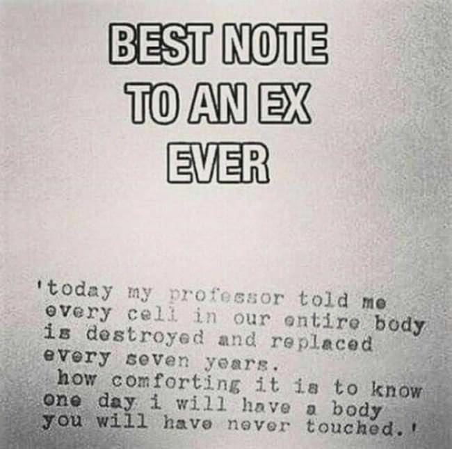 Best Note To My Ex