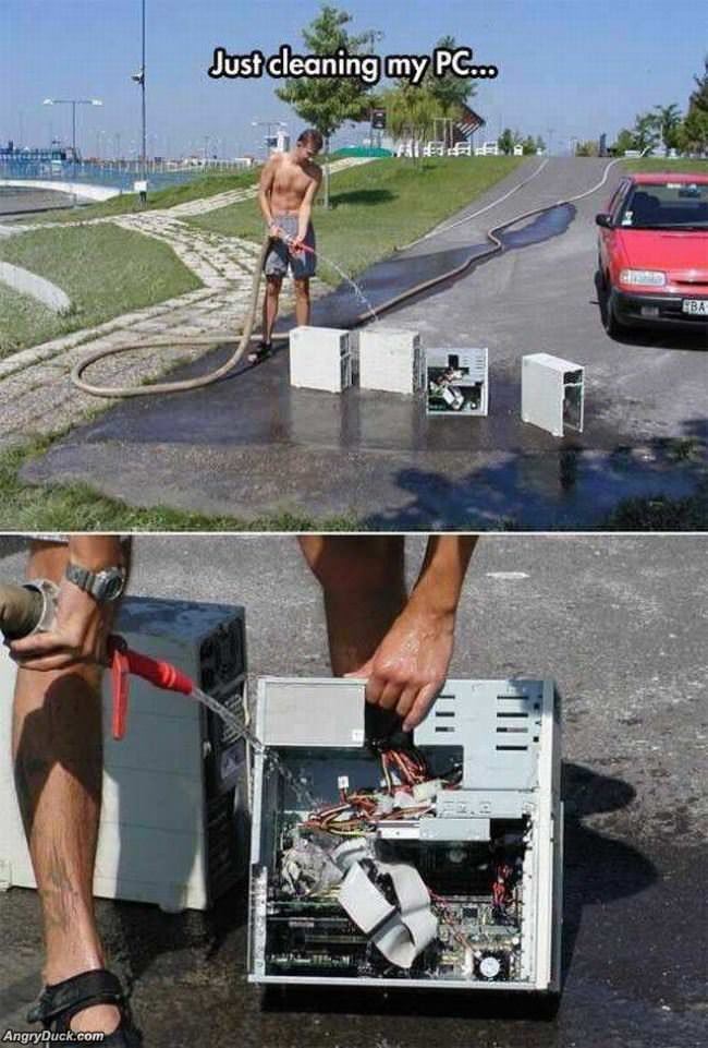 Just Cleaning My Pc