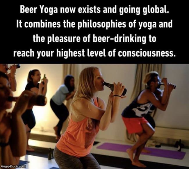 Beer Yoga