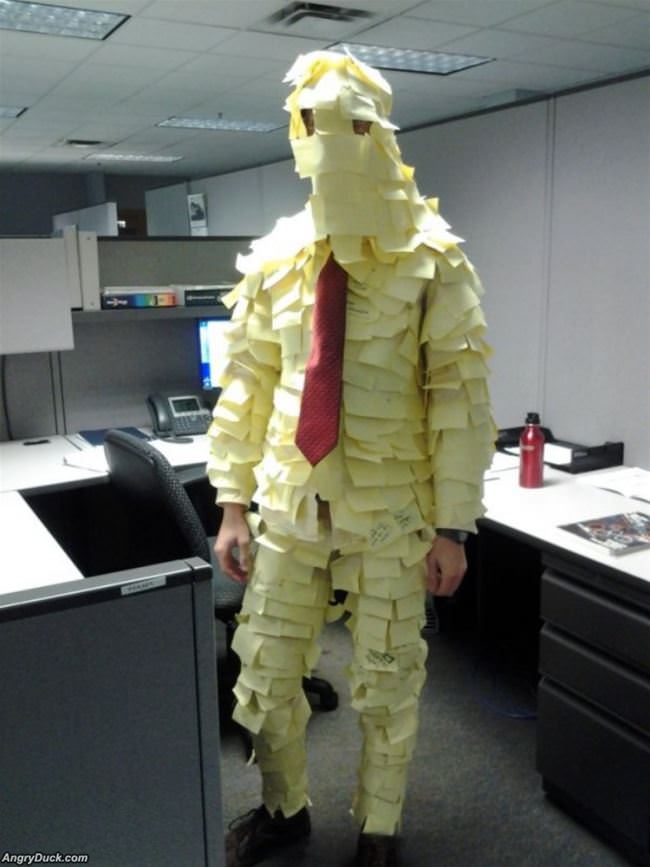 Post It Notes Man